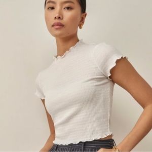 Reformation Alondra knit top